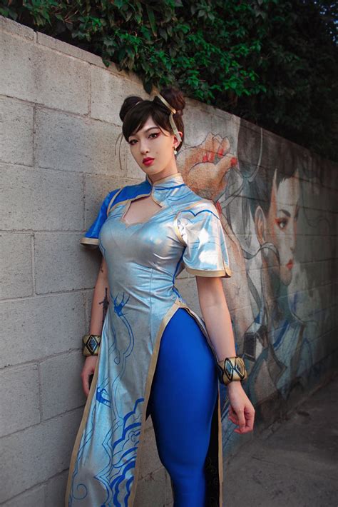 sexy chun li cosplay|From Street Fighter to Santas sexy helper, Missy Le slays in this ...